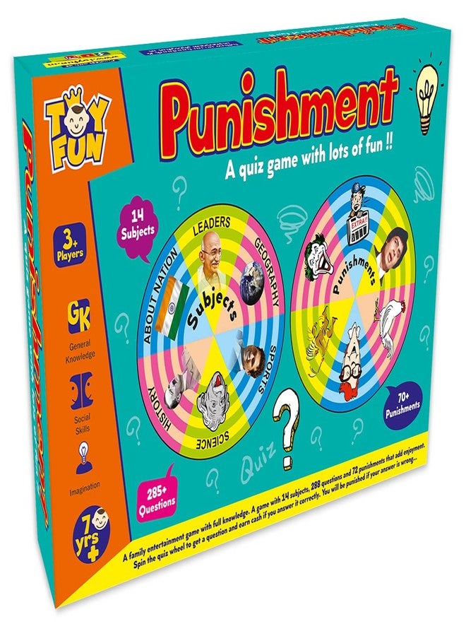 TOY FUN Punishment Educational Quiz General Knowledge Board Game for Kids - Image 1